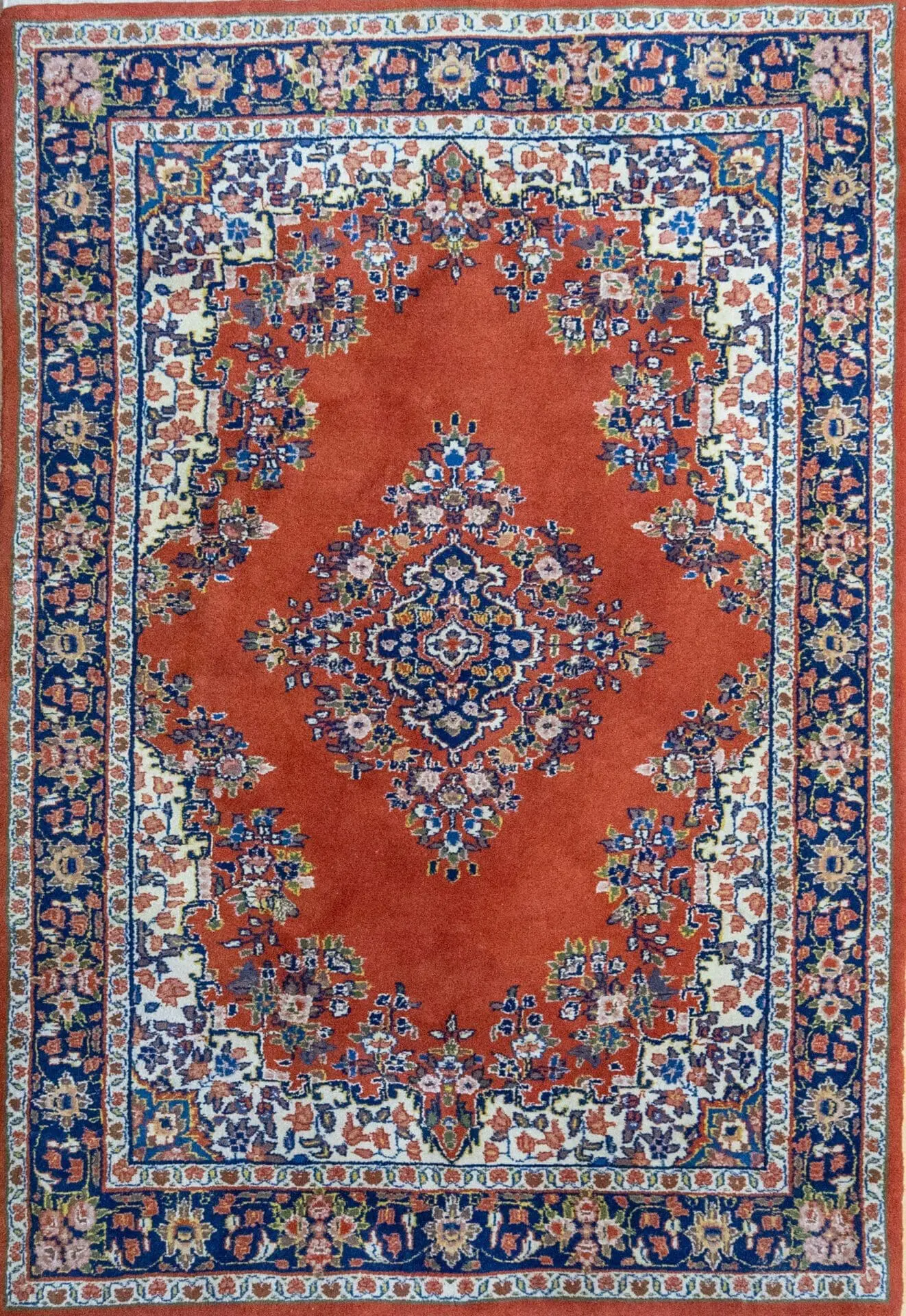 W1(#413) 178x120cm Handgeknüpfter Sabzevar od. Sabzewar Teppich Mesched, Khorasan Perserteppich