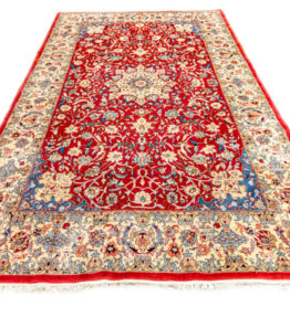 (#120) ca. 272x177cm Handgeknüpfter Orientteppich Isfahan Muster 500.000k/qm mit