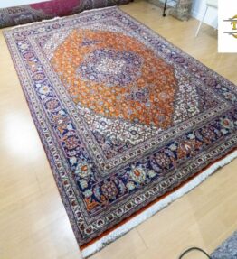 (#127) like NEW approx. 308x196cm Hand-knotted noble Persian carpet with Tabriz Azar-Shahr (Mahi - fish pattern)