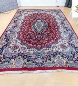 Reserved (#180) ca.335*250cm Hand-knotted genuine Persian carpet – Kirman (Iran)