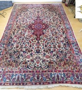 (#185) 360*250cm Hand-knotted genuine Persian carpet unique – Isfahan (Iran) very fine knot