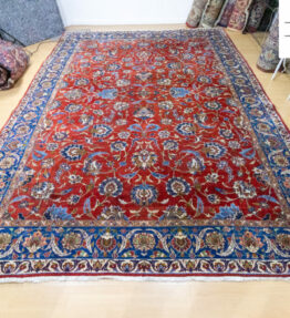 (#193) 360*260cm Hand-knotted antique Persian carpet 400.000k/ sqm with Isfahan pattern