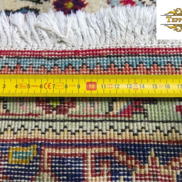 W1 (#221) kao NOVO cca 270x185cm Ručno pleteni perzijski tepih Kirman Golfarang cvjetni medaljon s novim vunenim starinskim klasikom Beč Austrija kupiti online.