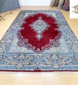 (#198) approx. 310*210cm hand-knotted real rare Persian carpet unique - Kirman Persian carpet medallion pattern (Iran)