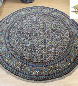 (#208) approx. 200cm diameter NEW Hand-knotted Persian carpet Moud Iran