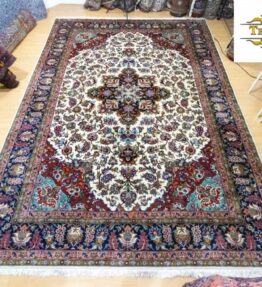 (#212) approx. 360x260cm Hand-knotted Isfahan Persian carpet