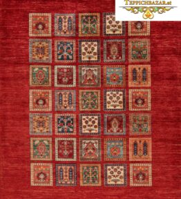 (#H1165) approx. 199x157cm Hand-knotted Afghanistan Afghan kilim