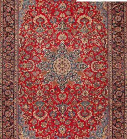 (#H1089)  ca. 440x290cm Handgeknüpfter Isfahan (Isafahan), Najafabad Perserteppich