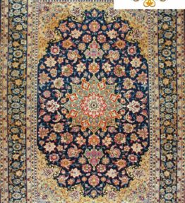 (#H1082) approx. 418x295cm Hand-knotted Isfahan (Isafahan) Persian carpet