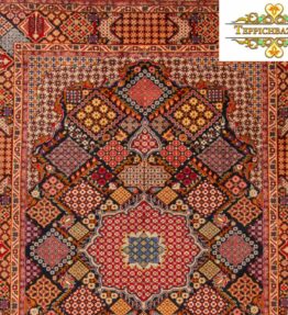 (#H1048) approx. 405x305cm Hand-knotted Isfahan (Isafahan) Persian carpet