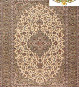 (#H1101) приблизно 390x286 см Кашан (Кашан) Перський килим ручного в’язання