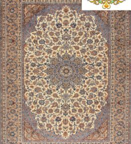 (#H1049) approx. 400x293cm Hand-knotted Isfahan (Isafahan) Persian carpet
