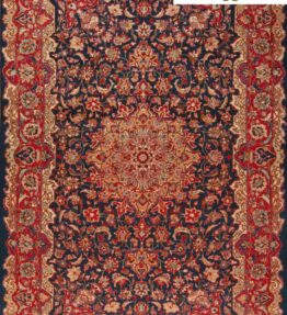 (#H1098)  ca. 383x254cm Handgeknüpfter Isfahan (Isafahan), Kaschmar (Kashmar) Perserteppich