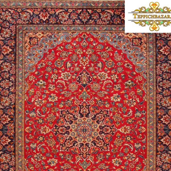 Sprzedany (#H1116) NOWY ok. 390x300cm Ręcznie tkany Isfahan (Esfahan) Perski dywan klasyczny Afganistan Wiedeń Austria Kup online