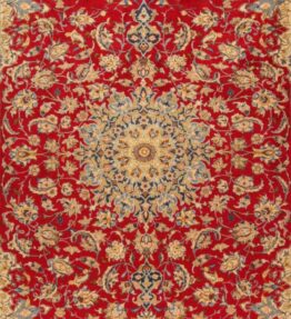 (#H1063) approx. 476x306cm Hand-knotted Isfahan (Isafahan), Najafabad Persian carpet