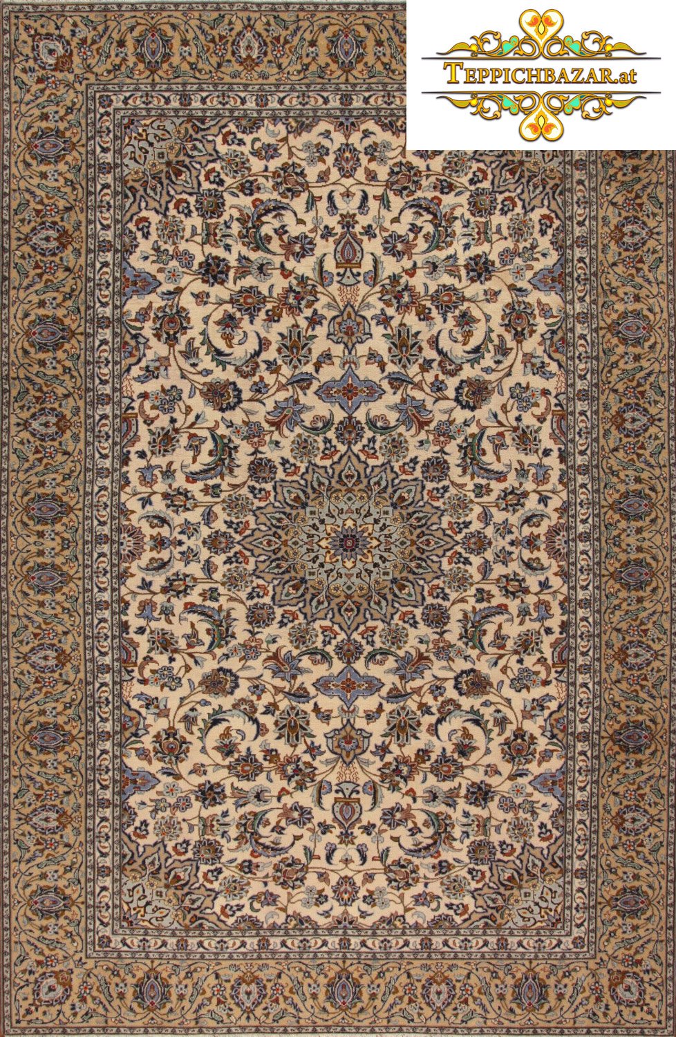 (#H1167) APPROX. 340X220CM HAND KNOTTED KASHAN (KASHAN) PERSIAN CARPET PERSIAN CARPET,KASHAN,KASHAN,WOOL,ORIENTAL CARPET,CARPET BAZAR,CARP,RUGS,PATTERNS,ZIEGLER,ORIENTAL CARPETS TYPE: PERSIAN CARPET WITH SIGNATURE ORIGIN: KASHAN (KASHAN) FLOOR: 100% W ROLLS WITHOUT ADDITION CHAIN: 100% COTTON SIZE: 340X220CM KNOT COUNT: APPROX. 160.000 KNOTS PER M² CONDITION: VERY GOOD, IN TOP CONDITION PERSIAN CARPET ORIENTAL CARPET