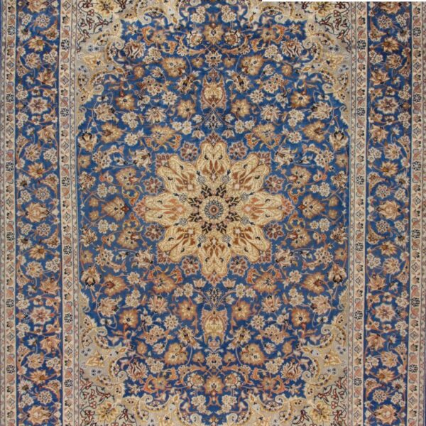 Såld (#H1069) ca 390x275cm Handknuten Isfahan (Esfahan) Persisk matta klassisk Afghanistan Wien Österrike Köp online