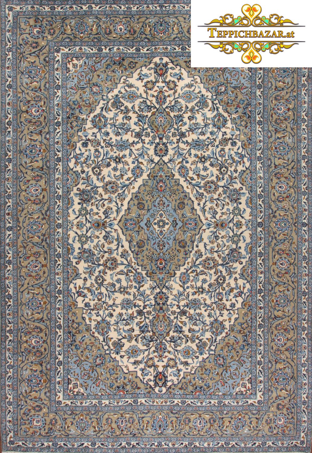 (#H1096) APPROX. 360X250CM HANDKNOTTED ISFAHAN (ISAFAHAN), KASHAN (KASHAN) PERSIAN CARPET PERSIAN RUG,ISFAHAN,ISAFAHAN,KASCHAN,KASHAN,WOOL,ORIENTAL RUG,CARPET BAZAR,CARP,RUGS,PATTERNS,ZIEGLER,ORIENTAL CARPETS TYPE: PERSIAN RUG WITH SIGNATURE ORIGIN: ISFA HAN (ISAFAHAN), KASCHAN (KASHAN) FLOOR: 100% WOOL WITH NO ADDITIVE WARP: 100% COTTON SIZE: 360X250CM KNOT COUNT: APPROX. 200.000 KNOTS PER M² CONDITION: VERY GOOD, WITH MINIMAL PATINA PERSIAN CARPET ORIENTAL CARPET