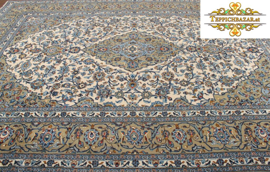(#H1096) APPROX. 360X250CM HANDKNOTTED ISFAHAN (ISAFAHAN), KASHAN (KASHAN) PERSIAN CARPET PERSIAN RUG,ISFAHAN,ISAFAHAN,KASCHAN,KASHAN,WOOL,ORIENTAL RUG,CARPET BAZAR,CARP,RUGS,PATTERNS,ZIEGLER,ORIENTAL CARPETS TYPE: PERSIAN RUG WITH SIGNATURE ORIGIN: ISFA HAN (ISAFAHAN), KASCHAN (KASHAN) FLOOR: 100% WOOL WITH NO ADDITIVE WARP: 100% COTTON SIZE: 360X250CM KNOT COUNT: APPROX. 200.000 KNOTS PER M² CONDITION: VERY GOOD, WITH MINIMAL PATINA PERSIAN CARPET ORIENTAL CARPET