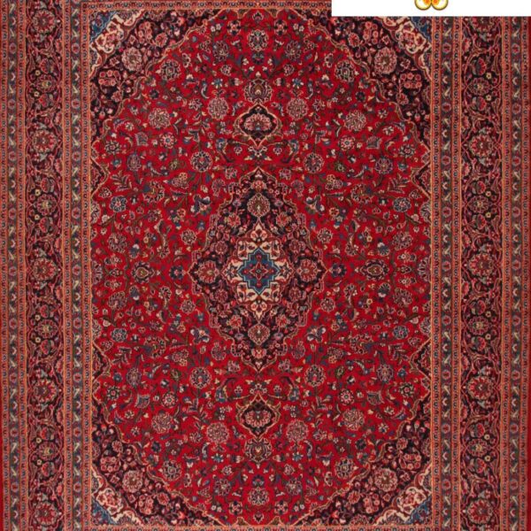 Πωλήθηκε (#H1189) περ. 395x293cm Χειροποίητος κόμπος Kashan (Kashan) Περσικό χαλί Classic Fars Vienna Αυστρία Αγορά Online