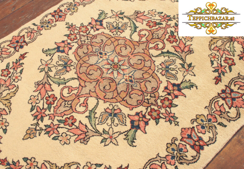 (#H1258) NEW APPROX. 141X102CM HANDKNOT ISFAHAN (ISAFAHAN) PERSIAN CARPET PERSIAN CARPET,ISFAHAN,ISAFAHAN,WOOL,ORIENTAL RUG,CARPET BAZAR,CARPET,RUGS,PATTERNS,ZIEGLER,ORIENTAL CARPETS TYPE: PERSIAN CARPET WITH SIGNATURE ORIGIN: ISFAHAN (ISAFAHAN) FLOOR: 100% WOOL WITHOUT ADDITION CHAIN: 100% COTTON SIZE: 141X102CM KNOT COUNT: APPROX. 160.000 KNOTS PER M² CONDITION: NEW PERSIAN RUG ORIENTAL RUG