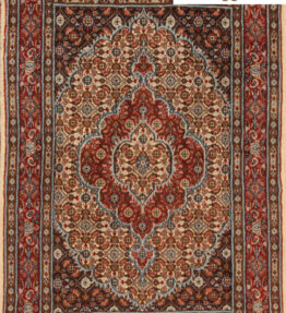 (#H1299) NEW approx. 147x100cm Hand-knotted Moud Persian carpet