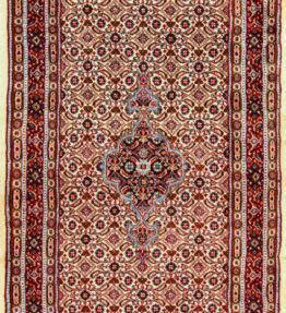 (#H1244) NEW approx. 293x85cm Hand-knotted mouf, Birjand Persian carpet