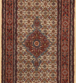 (#H1245) NEW approx. 295x82cm Hand-knotted mouf, Birjand Persian carpet