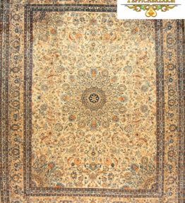 (#H1004) приблизно 387x306 см Кашмар (Kashmar) ручної роботи Перський килим Toranj Seikh Safi Ardabili