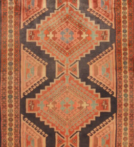 (#H1297) NEW approx. 332x130cm Hand-knotted Lorestan Persian carpet