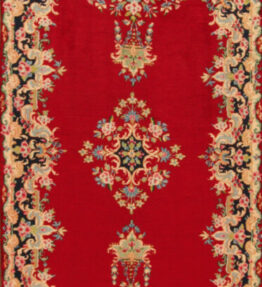 (#H1256) NEW approx. 310x112cm Hand-knotted Kerman (Kirman) Persian carpet
