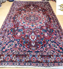 (#258) approx. 310x210cm Hand-knotted antique Bakhtiar with natural colors Persian carpet Nomad carpet