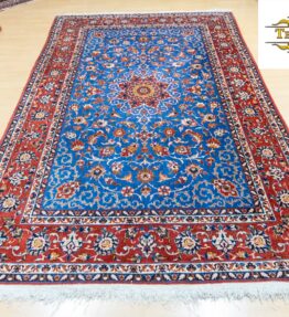 cca 255*175cm jemné 490.000 XNUMX/mXNUMX Isfahánský perský koberec ručně vázaný starožitná rarita