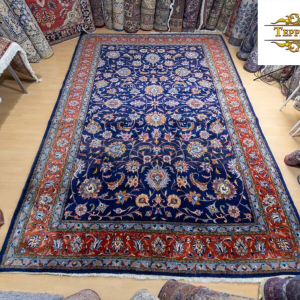 販売 W1 (#285) 約360x250cm PATINA 手織り イスファハーン絨毯 ペルシャ絨毯