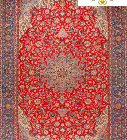 (#H1350)  ca. 438x305cm Handgeknüpfter Isfahan (Esfahan) Perserteppich