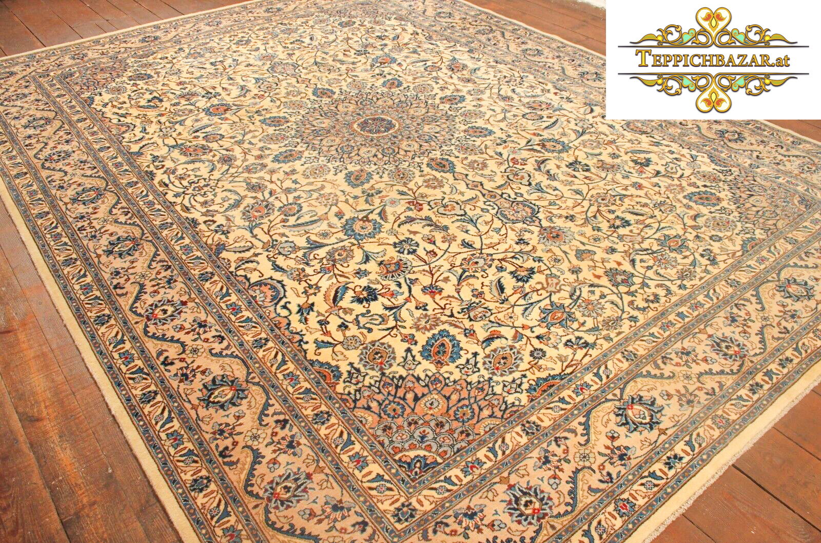 (#H1322) APPROX. 392X298CM HAND-KNOTTED PERSIAN RUG PERSIAN RUG,,WOOL,ORIENTAL RUG,CARPET BAZAR,CARPET,RUGS,PATTERNS,BRICKLER,ORIENTAL RUG TYPE: PERSIAN RUG WITH SIGNATURE PILE: 100% WOOL WITHOUT ADDITIONS WARP: 100% COTTON SIZE: 392 298X160.000CM NODE COUNT: APPROX. XNUMX KNOTS PER M² CONDITION: VERY GOOD, WITH MINIMAL PATINA PERSIAN CARPET ORIENTAL CARPET