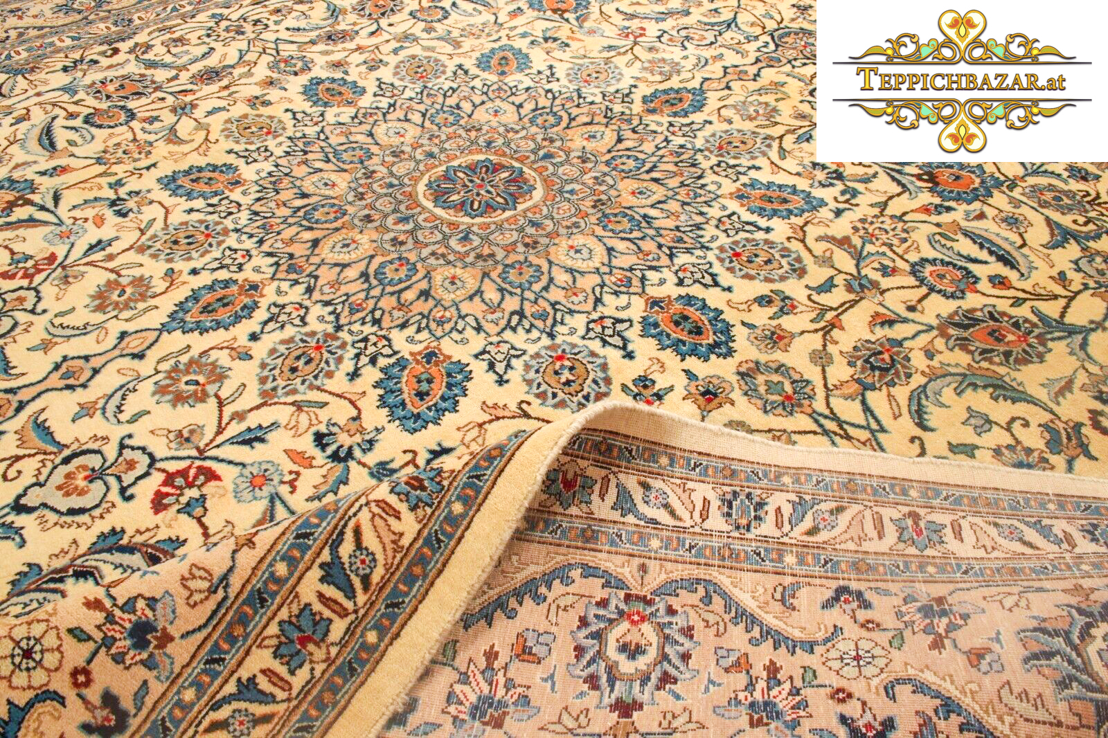 (#H1322) APPROX. 392X298CM HAND-KNOTTED PERSIAN RUG PERSIAN RUG,,WOOL,ORIENTAL RUG,CARPET BAZAR,CARPET,RUGS,PATTERNS,BRICKLER,ORIENTAL RUG TYPE: PERSIAN RUG WITH SIGNATURE PILE: 100% WOOL WITHOUT ADDITIONS WARP: 100% COTTON SIZE: 392 298X160.000CM NODE COUNT: APPROX. XNUMX KNOTS PER M² CONDITION: VERY GOOD, WITH MINIMAL PATINA PERSIAN CARPET ORIENTAL CARPET