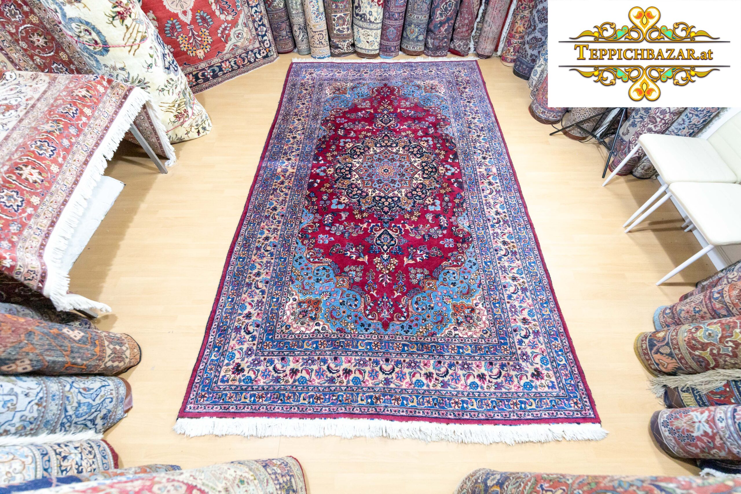 Verkauft (#294) ca. 335x200cm Handgeknüpfter Sabzewar od. Sabzevar Teppich Mesched Khorasan Perserteppich Unikat Maschad Perserteppich Orientteppich
