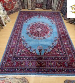 (#289) approx. 340x251cm Hand-knotted Sabzevar or Sabzewar carpet Meshed, Khorasan Persian carpet unique