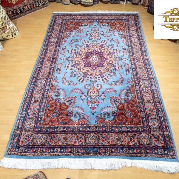Predané (#293) cca 298x202cm Ručne viazaný koberec Sabzevar alebo Sabzewar Meshed Khorasan Perzský koberec unikát
