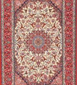 (#H1362) aprox. 168x111cm Tapete de seda Isfahan (Isafahan) feito à mão