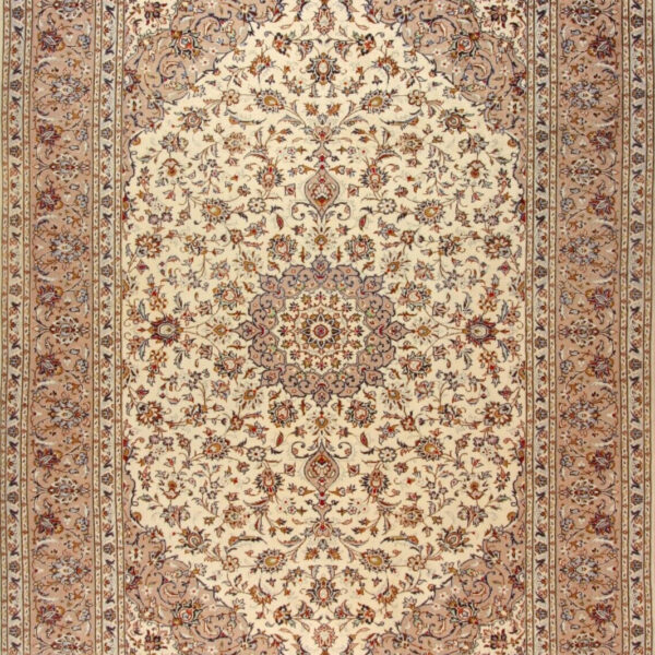 Persiešu paklājs (#H1366) apm. 339x242cm Ar rokām mezglots Kashan (Kashan) Klasisks Afganistāna Vīne Austrija Pērciet tiešsaistē