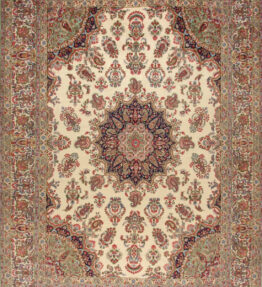(#H1363) cca 416x302cm Ručně vázaný Kerman (Kirman) perský koberec