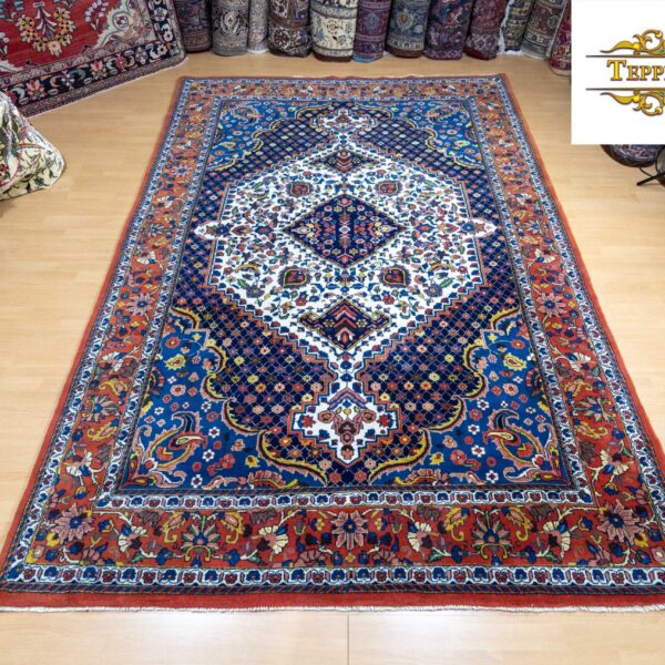W1(#296) 全新约 296x201 厘米手工打结 Bakhtiari Bachtiar 波斯地毯