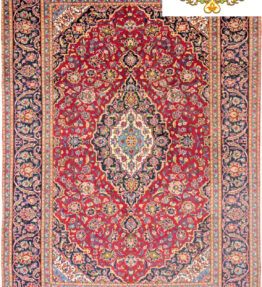 (# F1003) персидский ковер Кашан ручной работы, примерно 345x245 см.