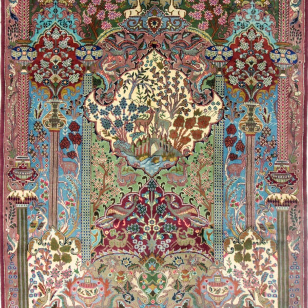 Verkocht (#F1016) NIEUW ca. 307x210cm Handgeknoopt Kashmar Perzisch tapijt Klassiek donker Wenen Oostenrijk Koop online