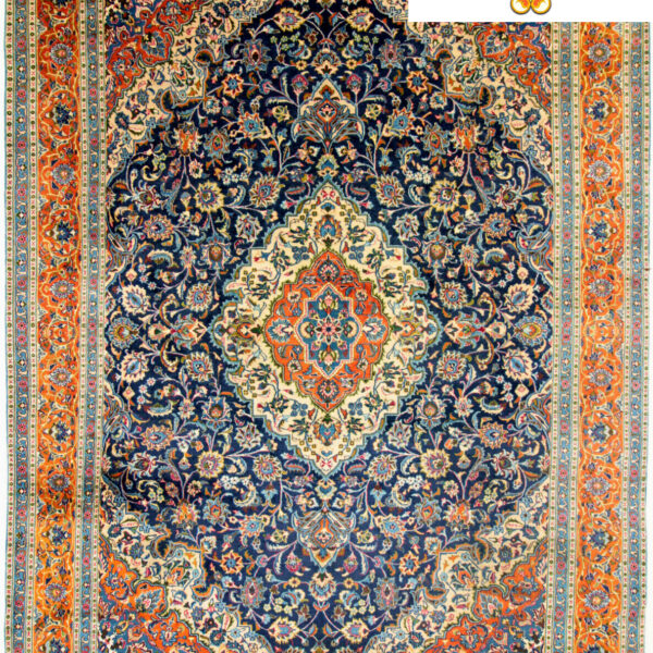Myydään (#F1060) n. 398x293cm Käsinsolmittu Kashmar Persialainen matto klassinen tumma Wien Itävalta Osta verkosta