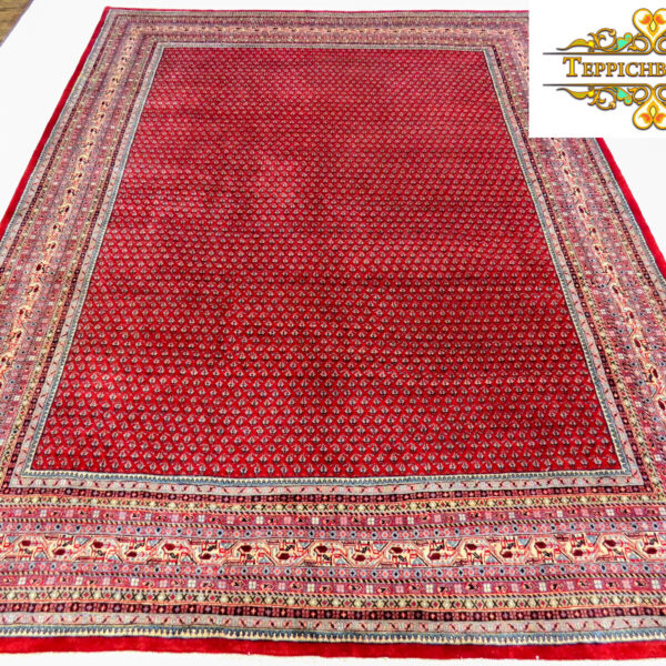 Verkocht (#F1062) ca. 380x280cm Handgeknoopt Sarouk Perzisch tapijt Klassiek antiek Wenen Oostenrijk Koop online