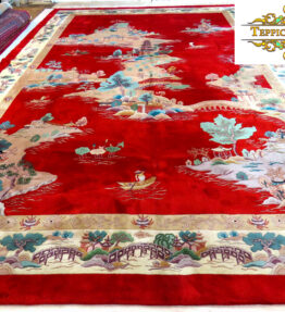 Orientální koberec (#F1071) cca 560x370cm Ručně vázaný čínský koberecRučně vázaný Čína