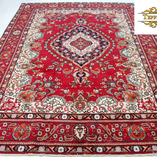 Prodáno (#F1079) cca 336x250cm Ručně vázaný perský koberec Tabriz Classic starožitný Vídeň Rakousko Koupit online